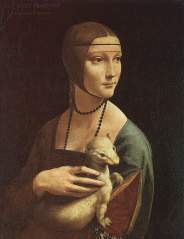 Leonardo da Vinči, Dama s hermelinom, 1485.